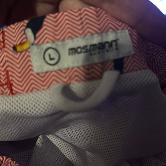 Mossman Australia Orange Toucan‎ Swim Shorts Size Large - Picture 2 of 7